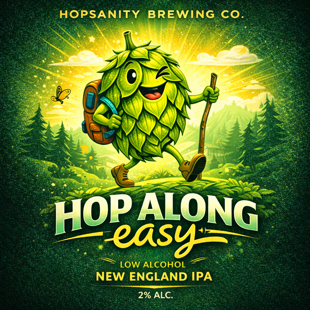 Hop Along Easy label