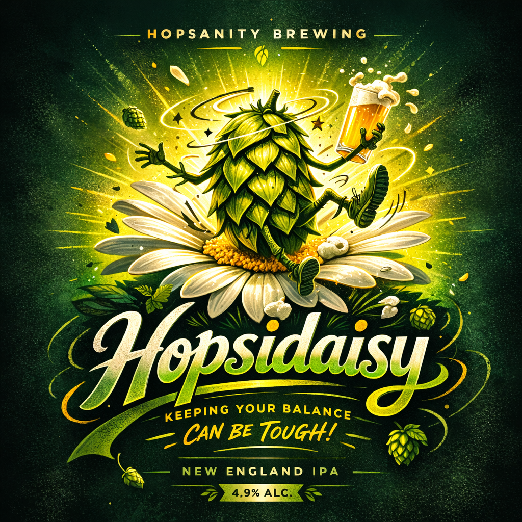 Hopsidaisy label